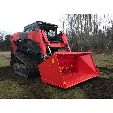 concrete crusher attachment skid steer|skid steer gravel spreader box.